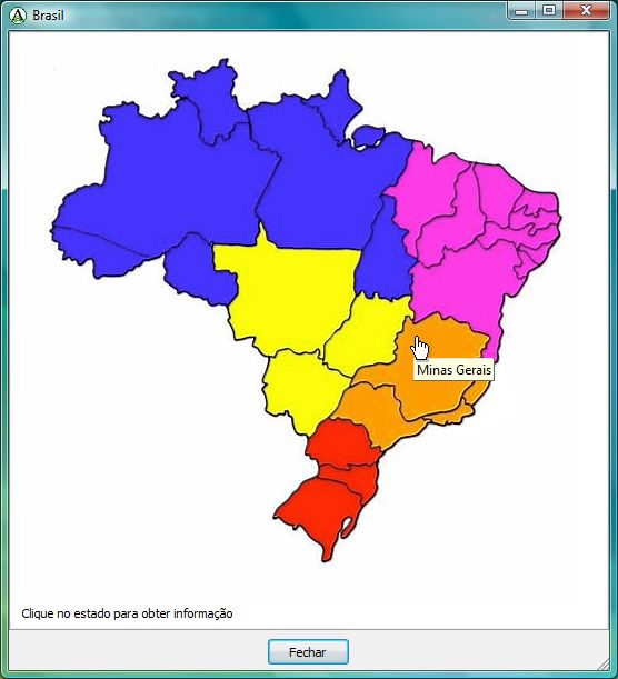 Mapa de Brasil